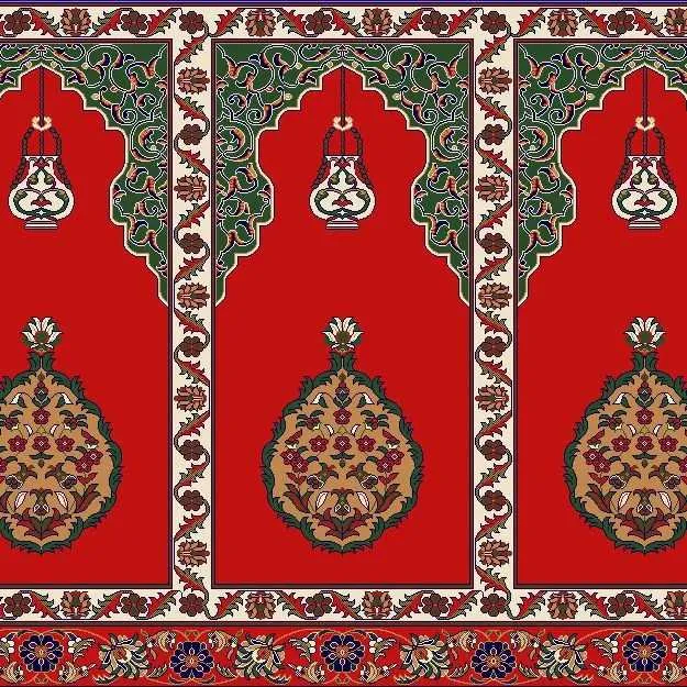 MyFloor Polyamid Cami Halısı – Seccade Desen MyFloor Polyamid Cami Halısı – Seccade Desen - Görsel 2