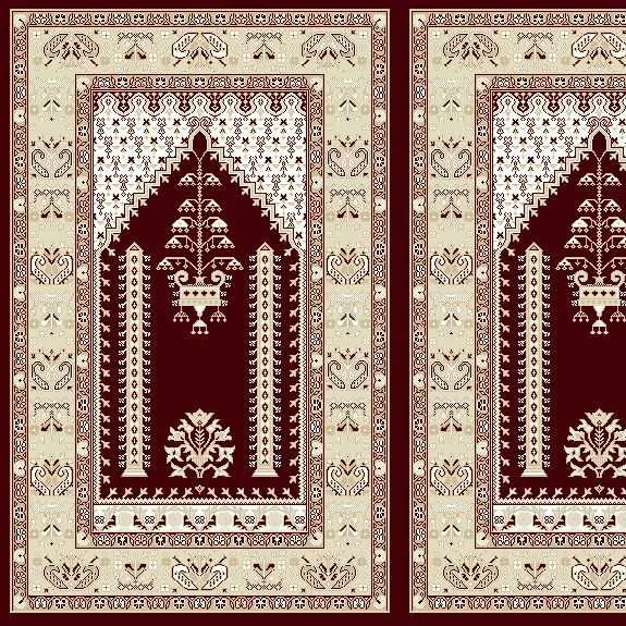 MYFLOOR Akrilik Mihraplı Cami Halısı (4505) Bordo,Lacivert,Turkuaz MYFLOOR Akrilik Mihraplı Cami Halısı (4505) Bordo,Lacivert,Turkuaz - Görsel 2